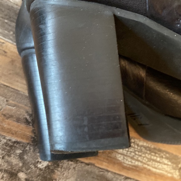 EUC SEXY 🔥 MIA Black Leather Biker Motorcycle Western Harness  Boots - 9M - Picture 11 of 16